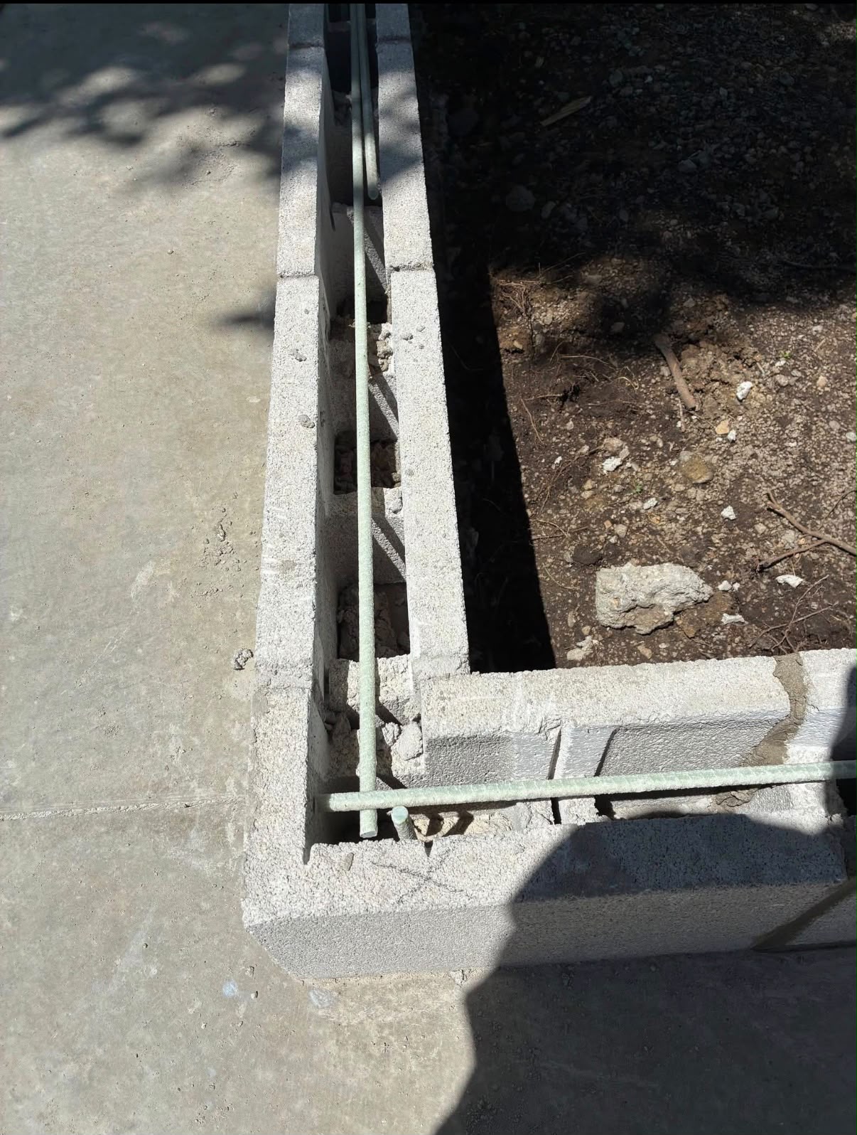Concrete Block Foundation