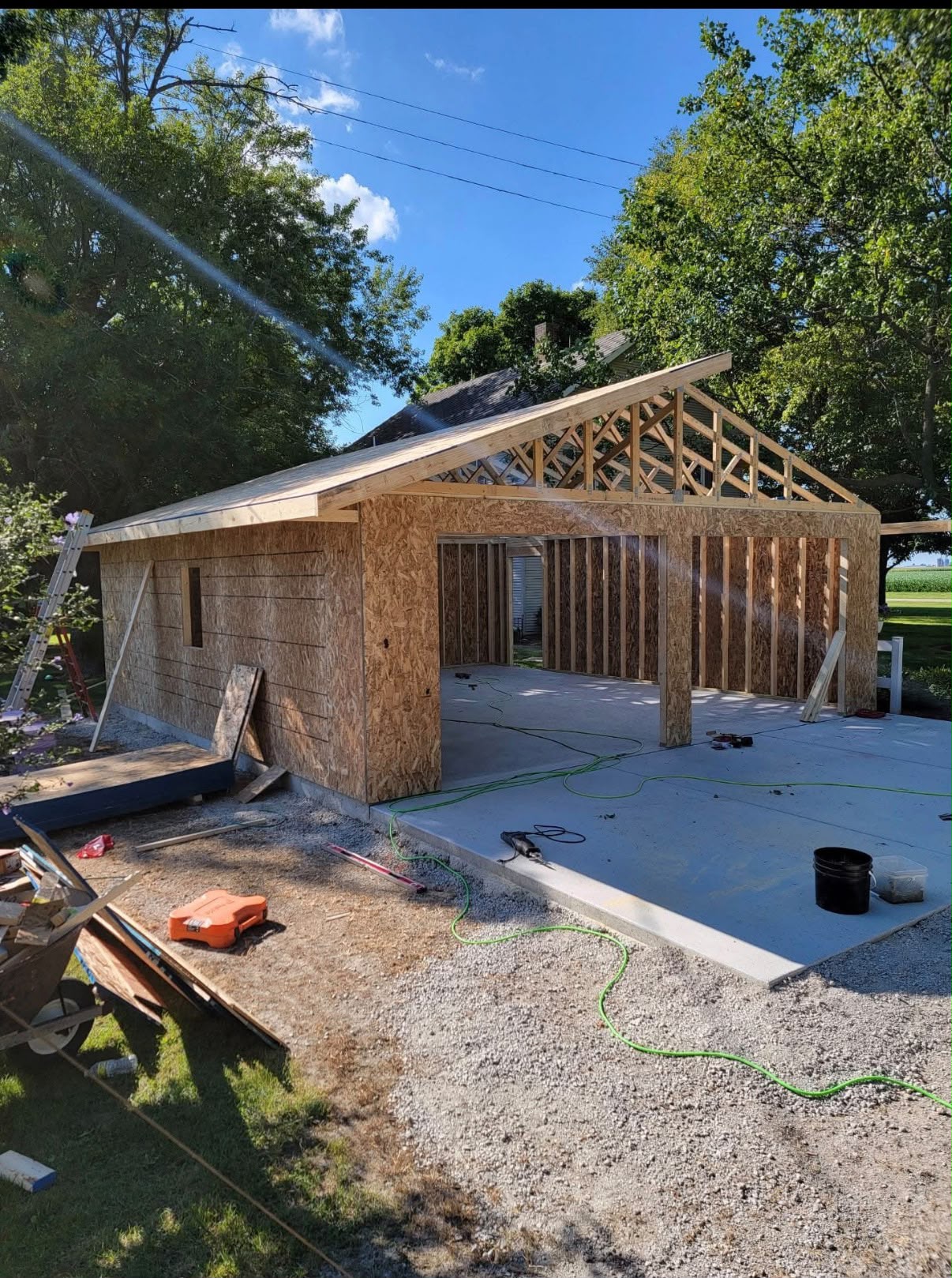 Garage Framing Construction