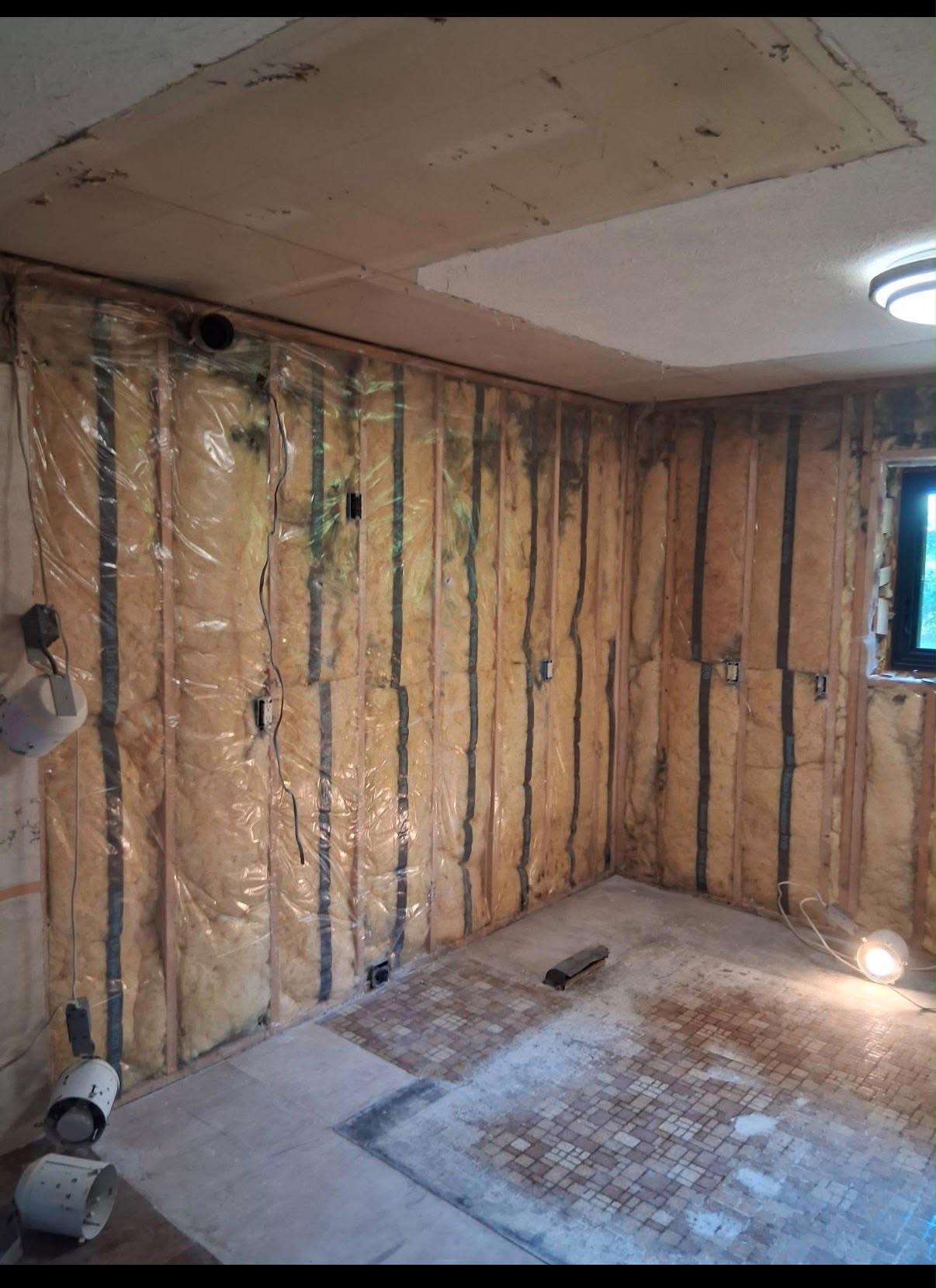 Wall Insulation Framing